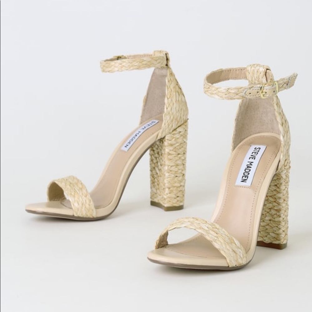 NEVER WORN: Steve Madden Ankle Strap Heels